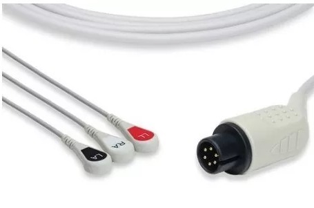 Cable ECG paciente 3 latiguillos p/ monitor