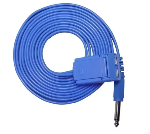Cable electrobisturi neutro reusable ficha plug